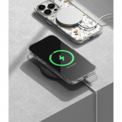 Ringke Fusion Dry Flowers Case - дизайнерски хибриден удароустойчив кейс за iPhone 14 Pro (прозрачен)  7