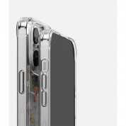Ringke Fusion Dry Flowers Case - дизайнерски хибриден удароустойчив кейс за iPhone 14 Pro (прозрачен)  4