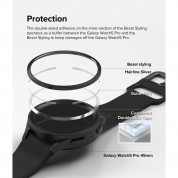 Ringke Bezel Styling Stainless Steel - рамка от неръждаема стомана с висока степен на защита за Samsung Galaxy Watch 5 Pro 45мм (черен) 2