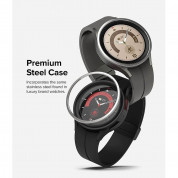 Ringke Bezel Styling Stainless Steel - рамка от неръждаема стомана с висока степен на защита за Samsung Galaxy Watch 5 Pro 45мм (сребрист) 1