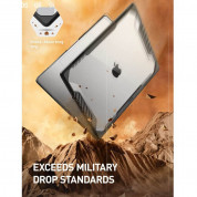 i-Blason SUPCASE Unicorn Beetle Pro Case - удароустойчив хибриден кейс с поставка за MacBook Pro 16 M1 (2021), MacBook Pro 16 M2 (2023) (черен-прозрачен) 3
