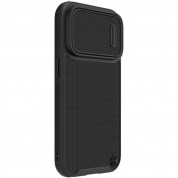 Nillkin Textured S Magnetic Rugged Case - хибриден удароустойчив кейс с MagSafe за iPhone 14 Pro Max (черен) 2