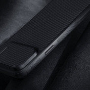 Nillkin Synthetic Fiber S Case - хибриден удароустойчив кейс за iPhone 14 Pro Max (черен) 13