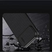 Nillkin Textured S Magnetic Rugged Case - хибриден удароустойчив кейс с MagSafe за iPhone 14 Pro (черен) 6