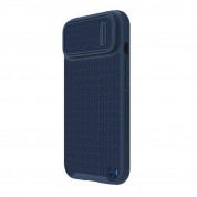 Nillkin Textured S Magnetic Rugged Case - хибриден удароустойчив кейс с MagSafe за iPhone 14 (син) 2
