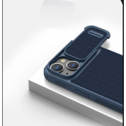 Nillkin Textured S Magnetic Rugged Case - хибриден удароустойчив кейс с MagSafe за iPhone 14 (черен) 5