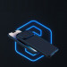 Nillkin Textured S Magnetic Rugged Case - хибриден удароустойчив кейс с MagSafe за iPhone 14 Pro (син) 6