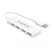 Orico USB 2.0 Hub 4 Port - 4ри портов USB 2.0 хъб (бял) 