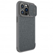 Nillkin Qin Book Pro Leather Flip Case for iPhone 14 Pro Max (grey) 3
