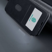 Nillkin Qin Book Pro Leather Flip Case - кожен калъф, тип портфейл за iPhone 14 Pro Max (сив) 10
