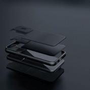 Nillkin Qin Book Pro Leather Flip Case - кожен калъф, тип портфейл за iPhone 14 Pro Max (сив) 6