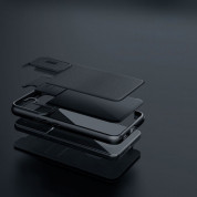 Nillkin Qin Book Pro Leather Flip Case - кожен калъф, тип портфейл за iPhone 14 Pro Max (син) 6