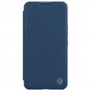 Nillkin Qin Book Pro Leather Flip Case - кожен калъф, тип портфейл за iPhone 14 Pro Max (син) 2