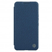 Nillkin Qin Book Pro Leather Flip Case - кожен калъф, тип портфейл за iPhone 14 Pro (син) 1