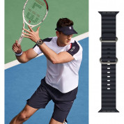 Tech-Protect Iconband Pro Silicone Sport Band - силиконова каишка за Apple Watch 42мм, 44мм, 45мм, Ultra 49мм (черен) 2