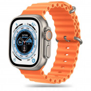 Tech-Protect Iconband Pro Silicone Sport Band - силиконова каишка за Apple Watch 42мм, 44мм, 45мм, Ultra 49мм (оранжев)