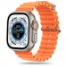 Tech-Protect Iconband Pro Silicone Sport Band - силиконова каишка за Apple Watch 42мм, 44мм, 45мм, Ultra 49мм (оранжев) 1