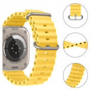 Tech-Protect Iconband Pro Silicone Sport Band - силиконова каишка за Apple Watch 42мм, 44мм, 45мм, Ultra 49мм (жълт) 1