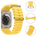 Tech-Protect Iconband Pro Silicone Sport Band - силиконова каишка за Apple Watch 42мм, 44мм, 45мм, Ultra 49мм (жълт) 2