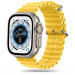 Tech-Protect Iconband Pro Silicone Sport Band - силиконова каишка за Apple Watch 42мм, 44мм, 45мм, Ultra 49мм (жълт) 1