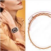 Tech-Protect Nylon Pro Band - текстилна каишка за Apple Watch 42мм, 44мм, 45мм, Ultra 49мм (оранжев-черен) 3