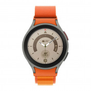 Tech-Protect Nylon Pro Band 20mm - текстилна каишка за Samsung Galaxy Watch, Huawei Watch, Xiaomi, Garmin и други часовници с 20мм захват (оранжев) 2