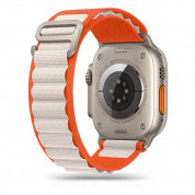Tech-Protect Nylon Pro Band - текстилна каишка за Apple Watch 42мм, 44мм, 45мм, Ultra 49мм (оранжев-сив)