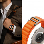 Tech-Protect Nylon Pro Band for Apple Watch 42mm, 44mm, 45mm, Ultra 49mm (orange-mousy) 1