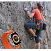 Tech-Protect Nylon Pro Band for Apple Watch 42mm, 44mm, 45mm, Ultra 49mm (orange-mousy) 3