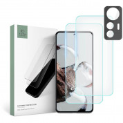 Tech-Protect Supreme Protection Set - комплект 2 броя стъклено защитно покритие за дисплея и стъклено защитно покритие за камерата на Xiaomi 12T (прозрачен)