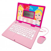 Lexibook Disney Princess Bilingual Educational Laptop English and French with 124 Activites