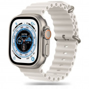 Tech-Protect Iconband Pro Silicone Sport Band - силиконова каишка за Apple Watch 42мм, 44мм, 45мм, Ultra 49мм (бежов)