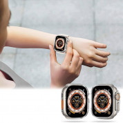 Tech-protect Defense360 Case - качествен твърд кейс с вграден стъклен протектор за дисплея на Apple Watch Ultra 49мм (бежав) 4