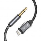 Tech-Protect Ultraboost Audio Cable With Lightning Connector - качествен аудио кабел от Lightning към 3.5 мм. аудио жак (100см) (черен)  1
