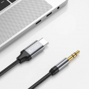 Tech-Protect Ultraboost USB-C to 3.5 mm Audio Cable - USB-C към 3.5 мм аудио кабел (100 см) (черен) 2