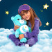 Care Bears Medium Plush Toy Bedtime Bear 40 cm - плюшена играчка от Care Bears анимацията (светлосин) 3