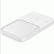 Samsung Super Fast Wireless Charger Duo EP-P5400BWEGEU for charging mobile devices, smartwatches and buds (white) 1