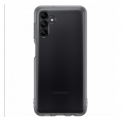 Samsung Soft Clear Cover Case EF-QA047TBEGWW - оригинален TPU кейс за Samsung Galaxy A04s (черен-прозрачен)  3