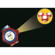 Lexibook Super Mario Children's Projection Watch with 20 Images - детски часовник със силиконова каишка и проектор (червен-син) 3
