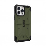 Urban Armor Gear Pathfinder Case - удароустойчив хибриден кейс за iPhone 14 Pro Max (тъмнозелен) 4