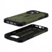 Urban Armor Gear Pathfinder Case - удароустойчив хибриден кейс за iPhone 14 Pro Max (тъмнозелен) 2