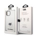 Karl Lagerfeld Liquid Silicone Choupette NFT Case - дизайнерски силиконов кейс за iPhone 14 (бял) 6