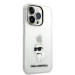Karl Lagerfeld IML Choupette NFT Case - дизайнерски силиконов кейс за iPhone 14 Pro (прозрачен) 3