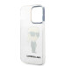 Karl Lagerfeld IML Ikonik NFT Case - дизайнерски силиконов кейс за iPhone 14 Pro (прозрачен) 5