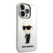 Karl Lagerfeld IML Ikonik NFT Case - дизайнерски силиконов кейс за iPhone 14 Pro (прозрачен) 3