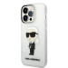 Karl Lagerfeld IML Ikonik NFT Case - дизайнерски силиконов кейс за iPhone 14 Pro (прозрачен) 1
