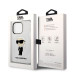 Karl Lagerfeld IML Ikonik NFT Case - дизайнерски силиконов кейс за iPhone 14 Pro (прозрачен) 6