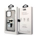 Karl Lagerfeld IML Glitter Karl and Choupette NFT Case - дизайнерски силиконов кейс за iPhone 14 Pro (черен) 6