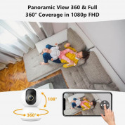 Xiaomi C300 Mi Home Smart Security Camera 2K - домашна видеокамера (бял) 5
