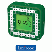 Lexibook Scrabble Clock - детски часовник с аларма (зелен-бял) 1
